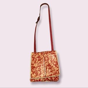 Patricia Nash leather crossbody tote bag